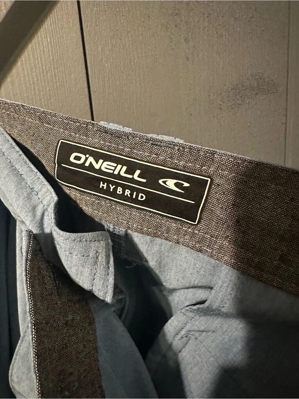 O'Neill Men's Light Gray Hybrid Shorts Size 36